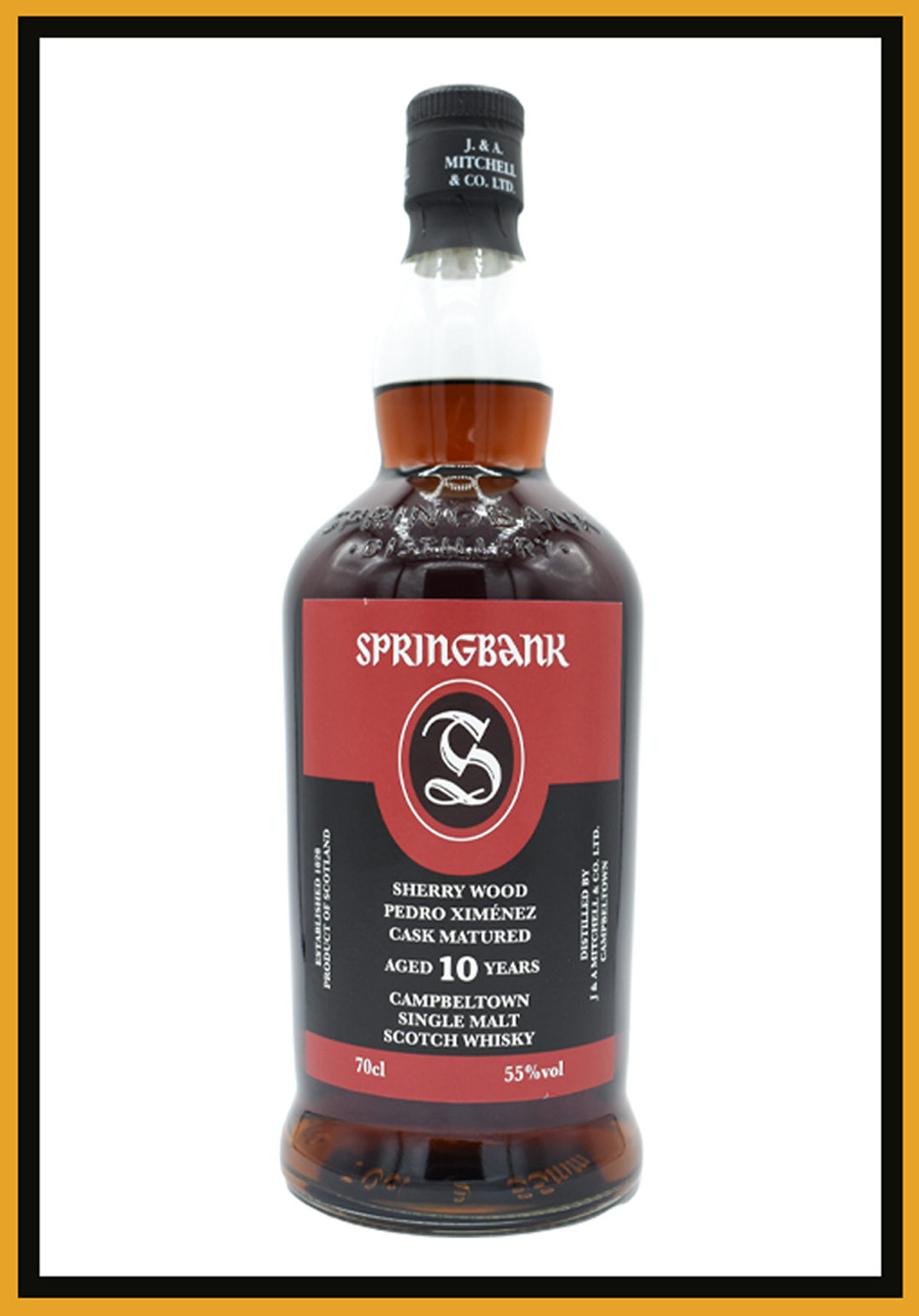 Image of a bottle of Springbank px
