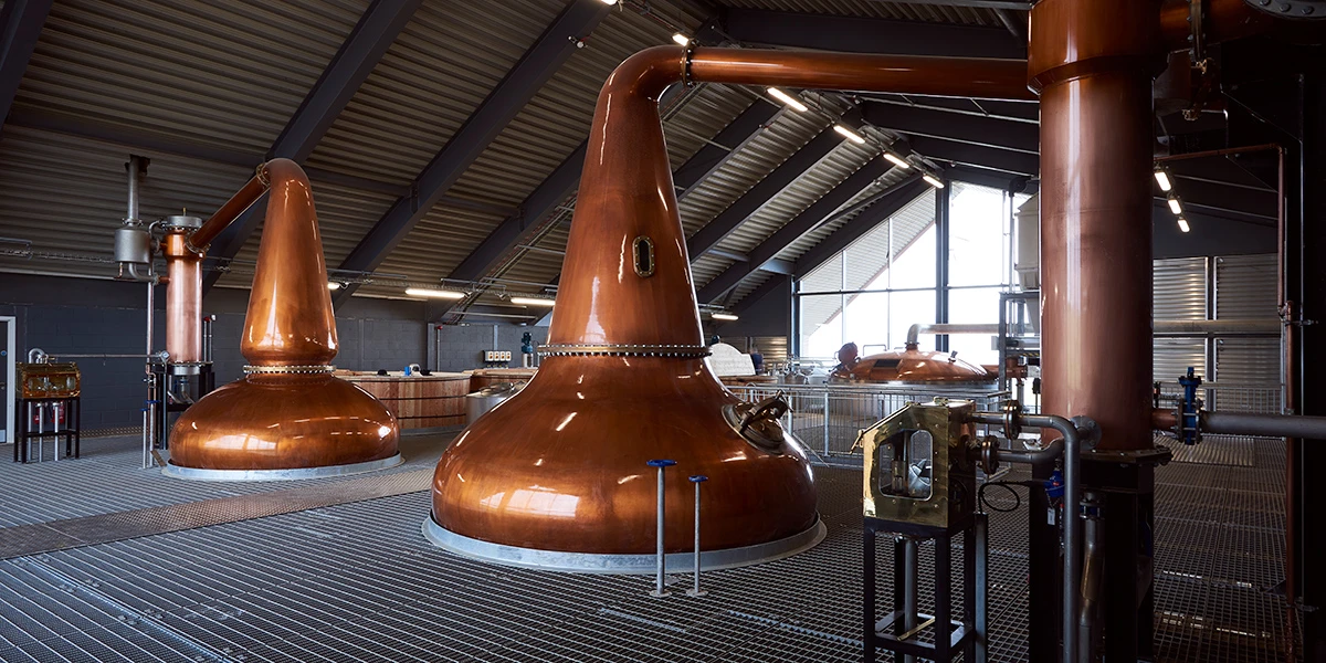 Lagg Destilleri produktion av whisky