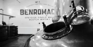 Benromach Distillery tunnor