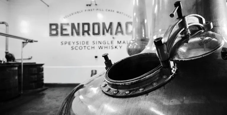 Benromach Distillery tunnor