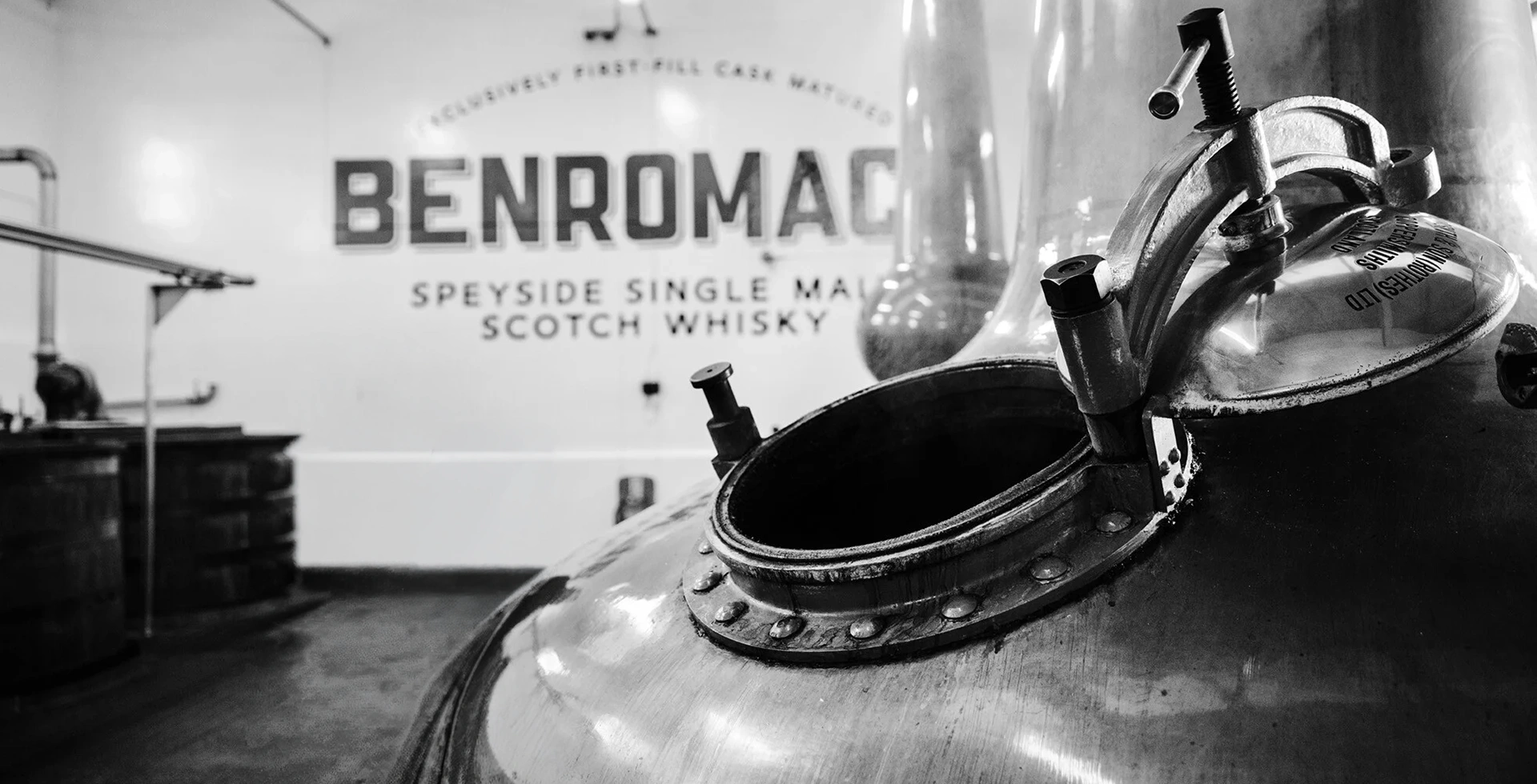 Benromach Distillery tunnor
