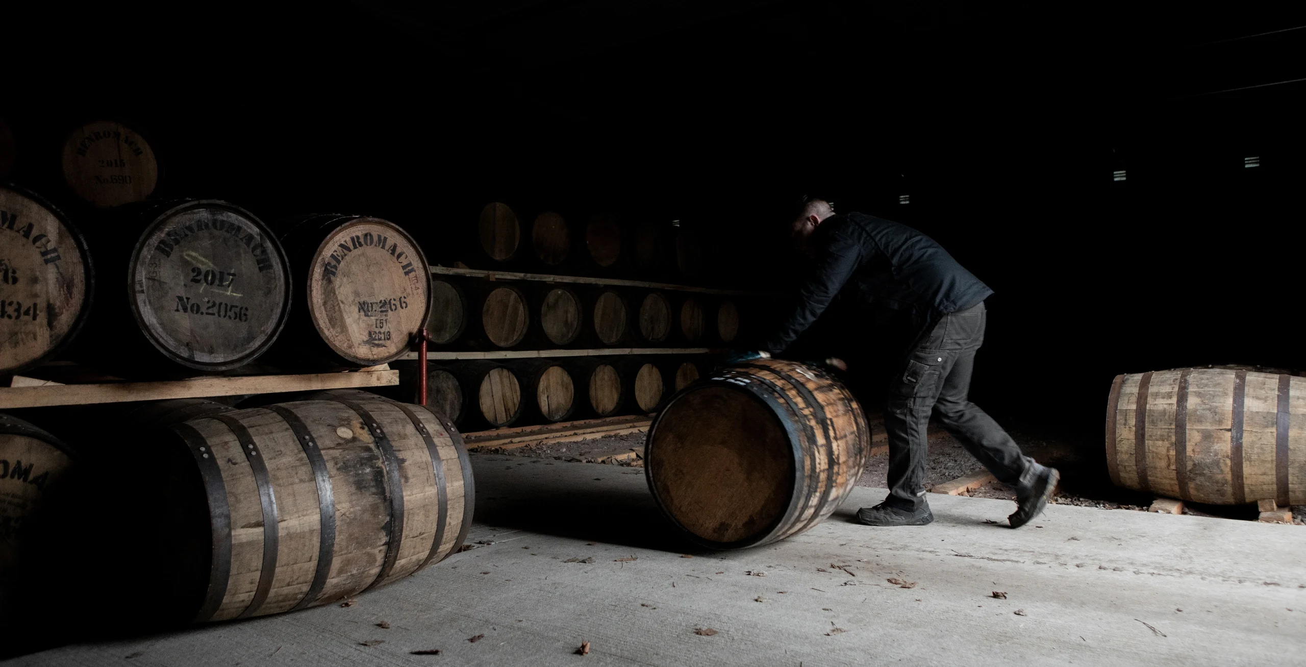 Tunnor från Benromach whisky destilleri